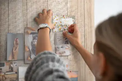 Prikbord Lichte houten planken