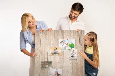 Prikbord Lichte houten planken