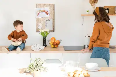 Prikbord Lichte houten planken