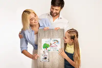 Prikbord Lichte houten planken