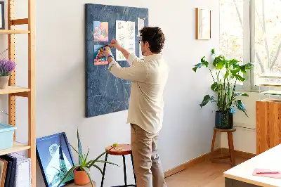 Prikbord van kurk Chique marmer