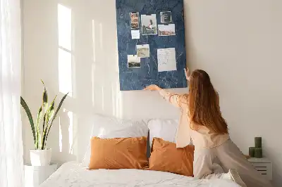 Prikbord van kurk Chique marmer