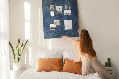Prikbord van kurk Chique marmer
