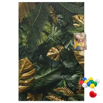 Prikbord Tropische bladeren