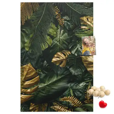 Prikbord Tropische bladeren