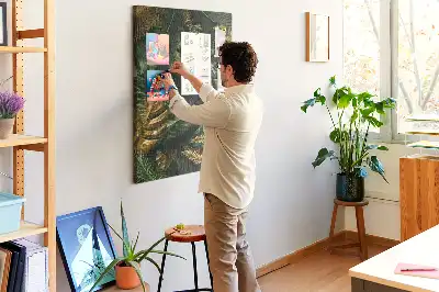 Prikbord Tropische bladeren