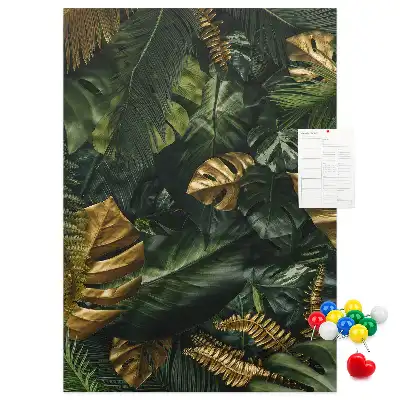 Prikbord Tropische bladeren