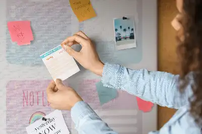 Prikbord van kurk Eenhoorn planner