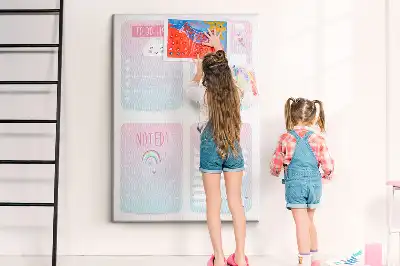Prikbord van kurk Eenhoorn planner