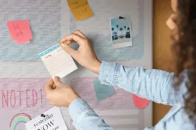 Prikbord van kurk Eenhoorn planner