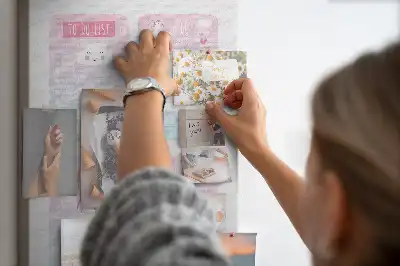 Prikbord van kurk Eenhoorn planner