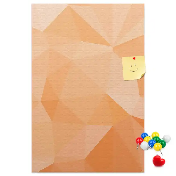 Prikbord Abstractie van driehoeken