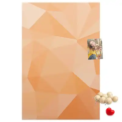 Prikbord Abstractie van driehoeken