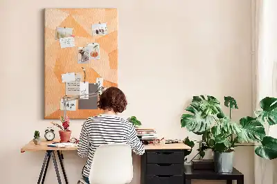 Prikbord Abstractie van driehoeken
