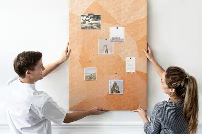 Prikbord Abstractie van driehoeken