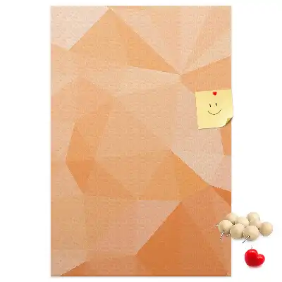Prikbord Abstractie van driehoeken