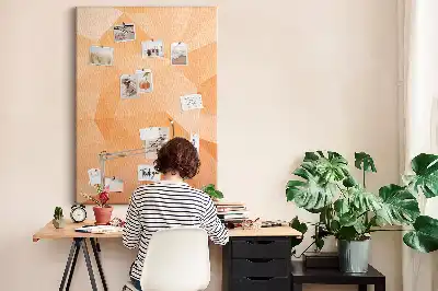 Prikbord Abstractie van driehoeken