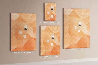 Prikbord Abstractie van driehoeken