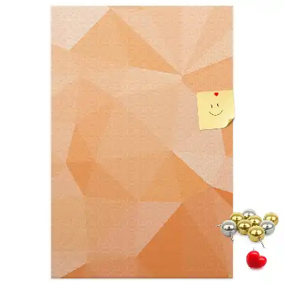 Prikbord Abstractie van driehoeken
