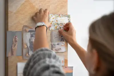 Prikbord Abstractie van driehoeken