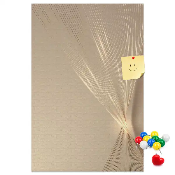 Prikbord van kurk Lichtabstractie