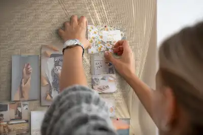 Prikbord van kurk Lichtabstractie