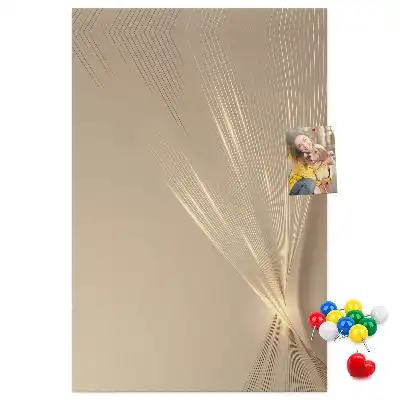 Prikbord van kurk Lichtabstractie