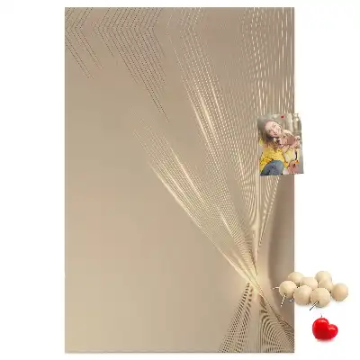 Prikbord van kurk Lichtabstractie