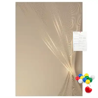 Prikbord van kurk Lichtabstractie