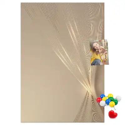 Prikbord van kurk Lichtabstractie