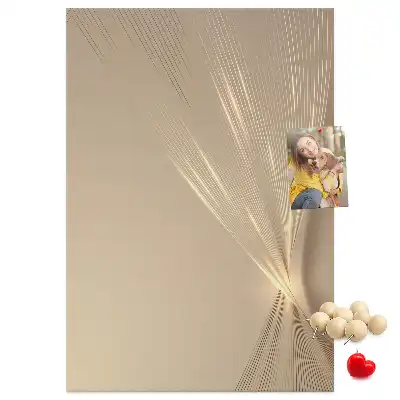Prikbord van kurk Lichtabstractie