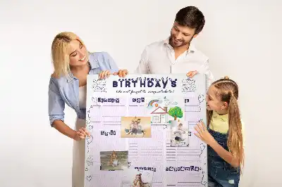 Prikbord Verjaardagsfeestplanner