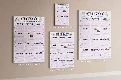Prikbord Verjaardagsfeestplanner