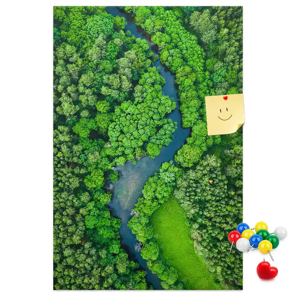 Prikbord van kurk Bosbeek