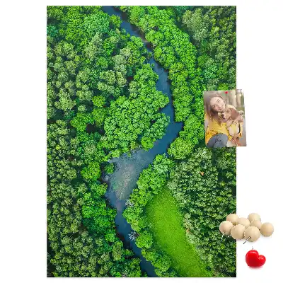 Prikbord van kurk Bosbeek