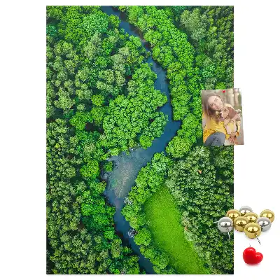 Prikbord van kurk Bosbeek
