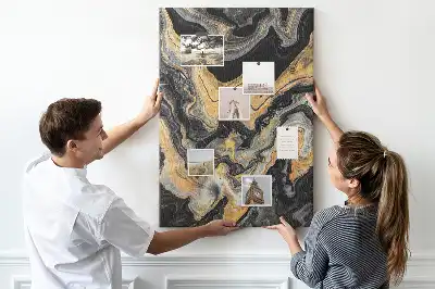 Prikbord Artistieke abstracte vlekken