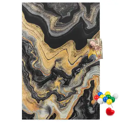 Prikbord Artistieke abstracte vlekken