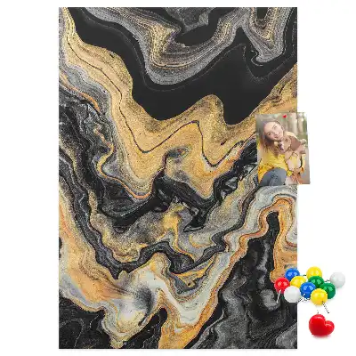 Prikbord Artistieke abstracte vlekken