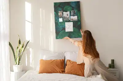 Prikbord Tropische grote bladeren