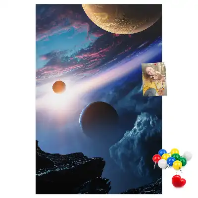 Prikbord van kurk Universum-sterrenstelsel