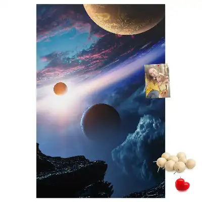 Prikbord van kurk Universum-sterrenstelsel