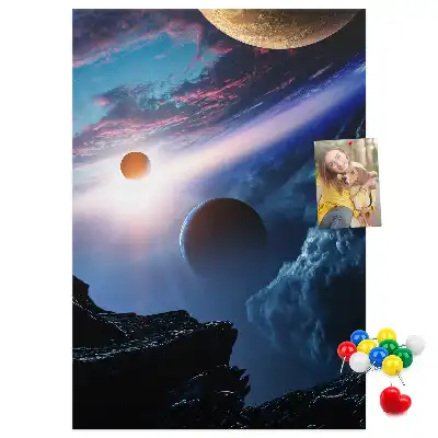 Prikbord van kurk Universum-sterrenstelsel