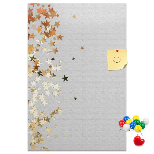Prikbord van kurk Kleine sterretjes