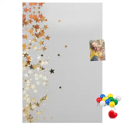 Prikbord van kurk Kleine sterretjes