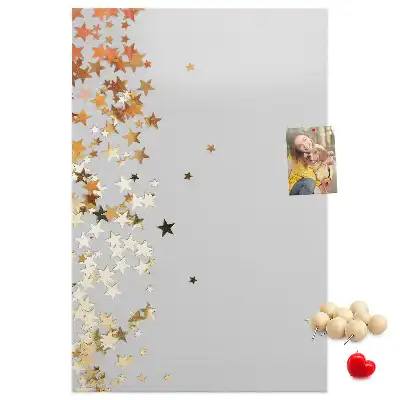 Prikbord van kurk Kleine sterretjes