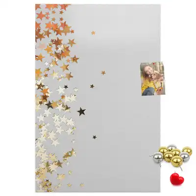 Prikbord van kurk Kleine sterretjes