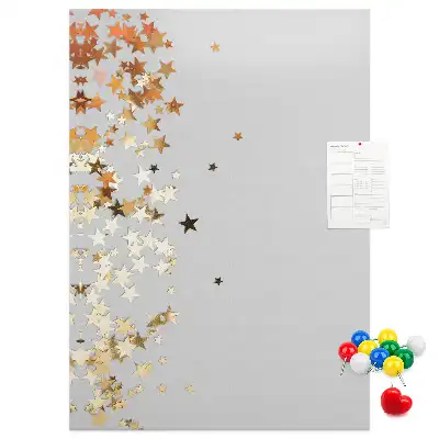 Prikbord van kurk Kleine sterretjes
