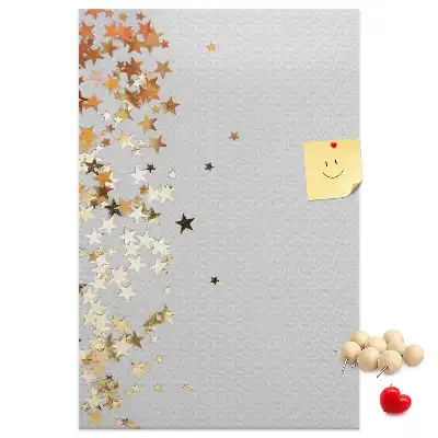 Prikbord van kurk Kleine sterretjes