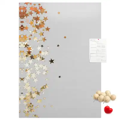 Prikbord van kurk Kleine sterretjes